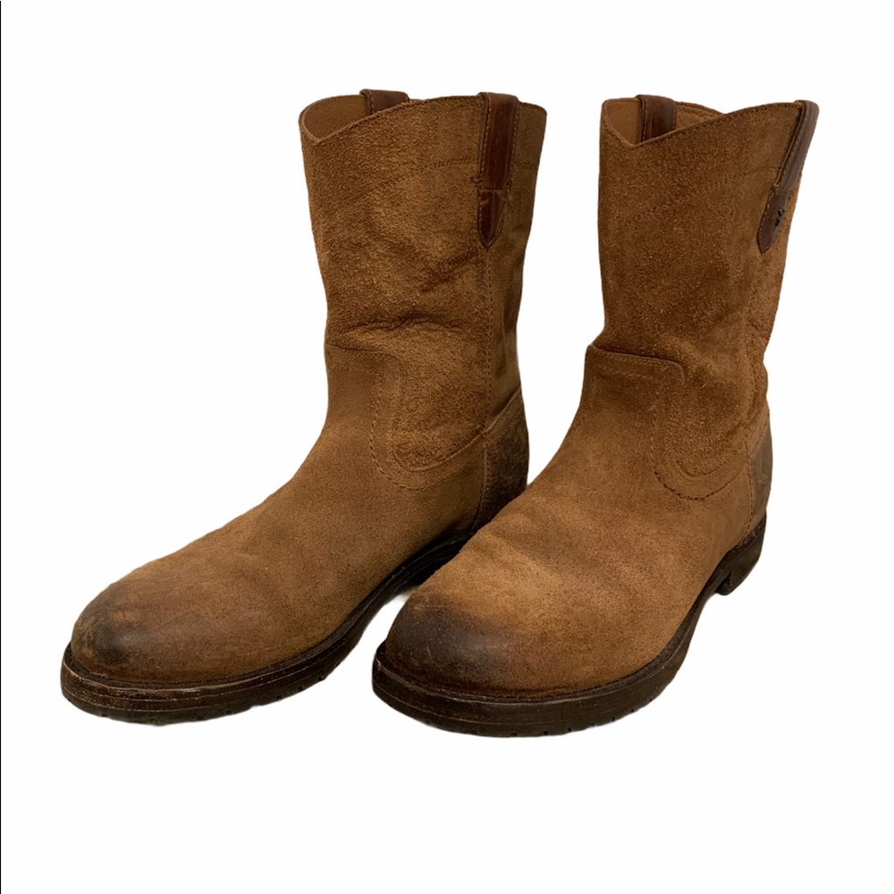 Trask Brown Leather Boots